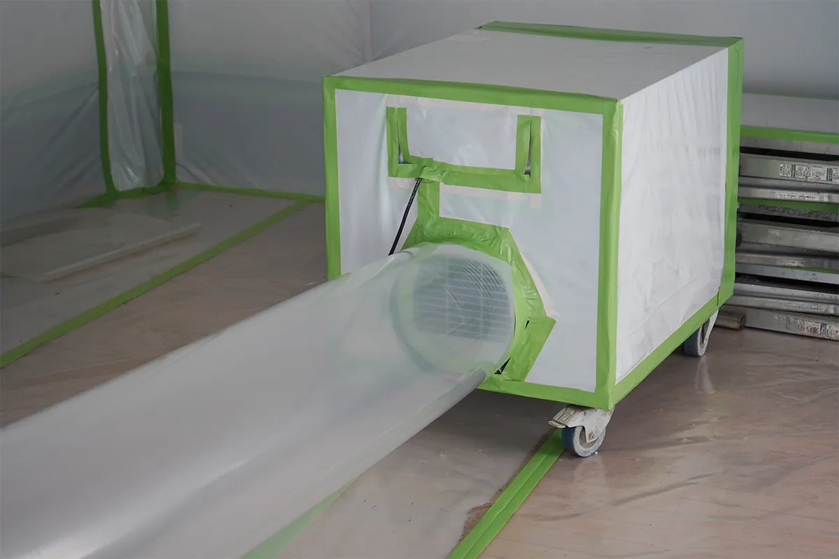 負圧除塵装置設置