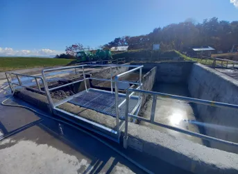 無機汚泥処理施設