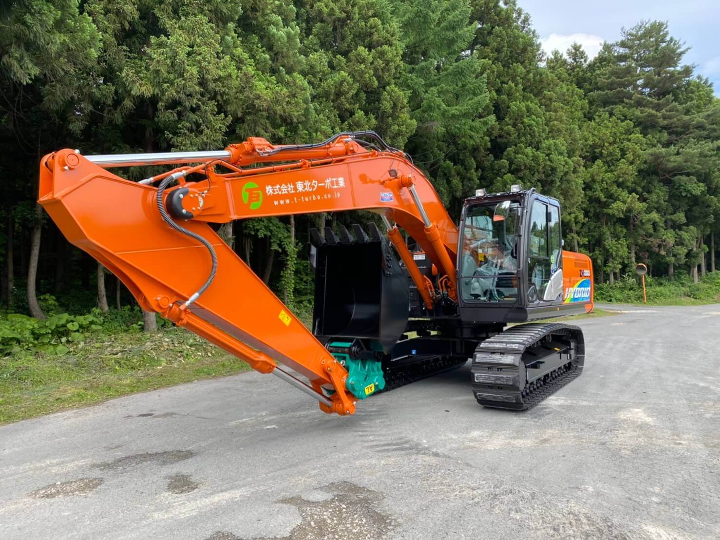 新型バックホウ①