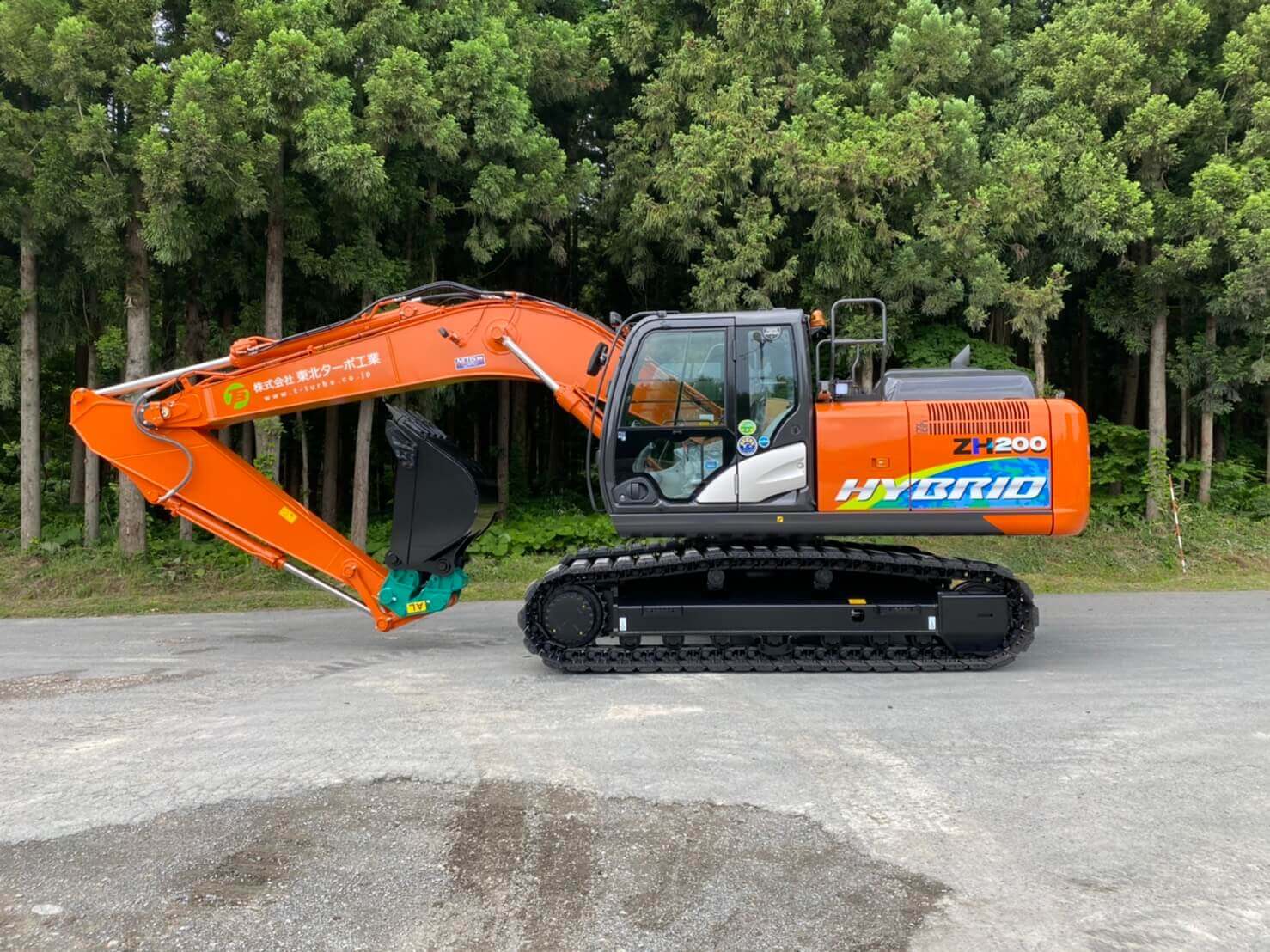 新型バックホウ②