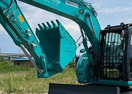 新型油圧ショベル(ユンボ)導入のお知らせ②