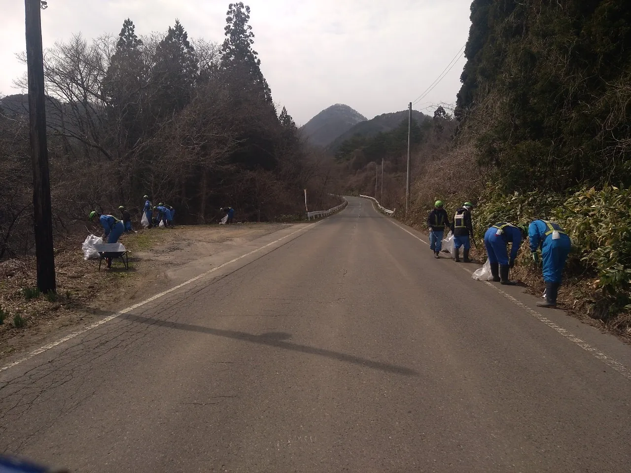 沿線清掃奉仕活動②
