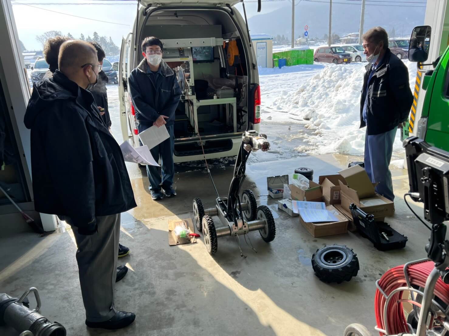 下水道・排水管の維持管理機器研修①