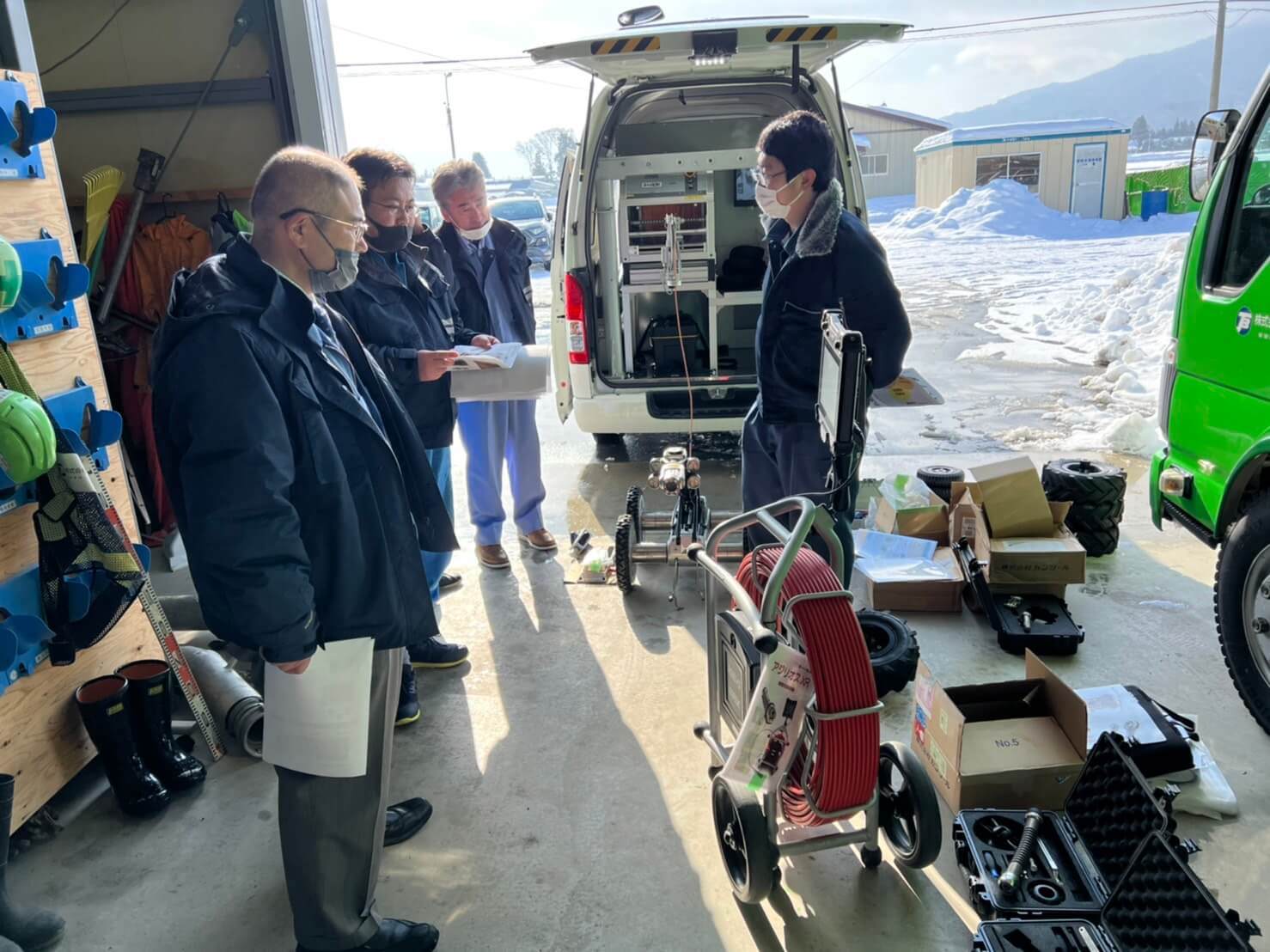 下水道・排水管の維持管理機器研修②