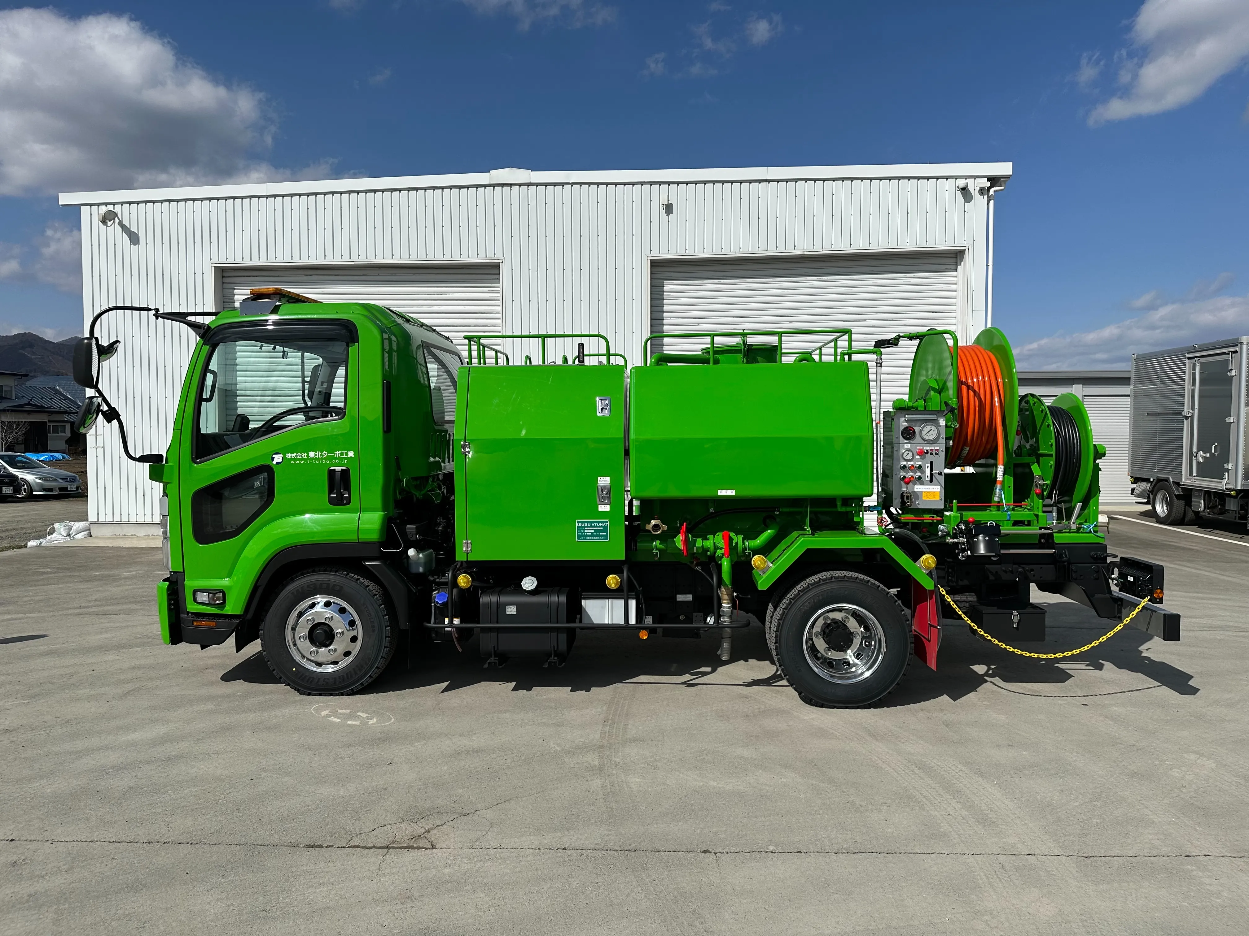 超高圧切替式洗浄車①