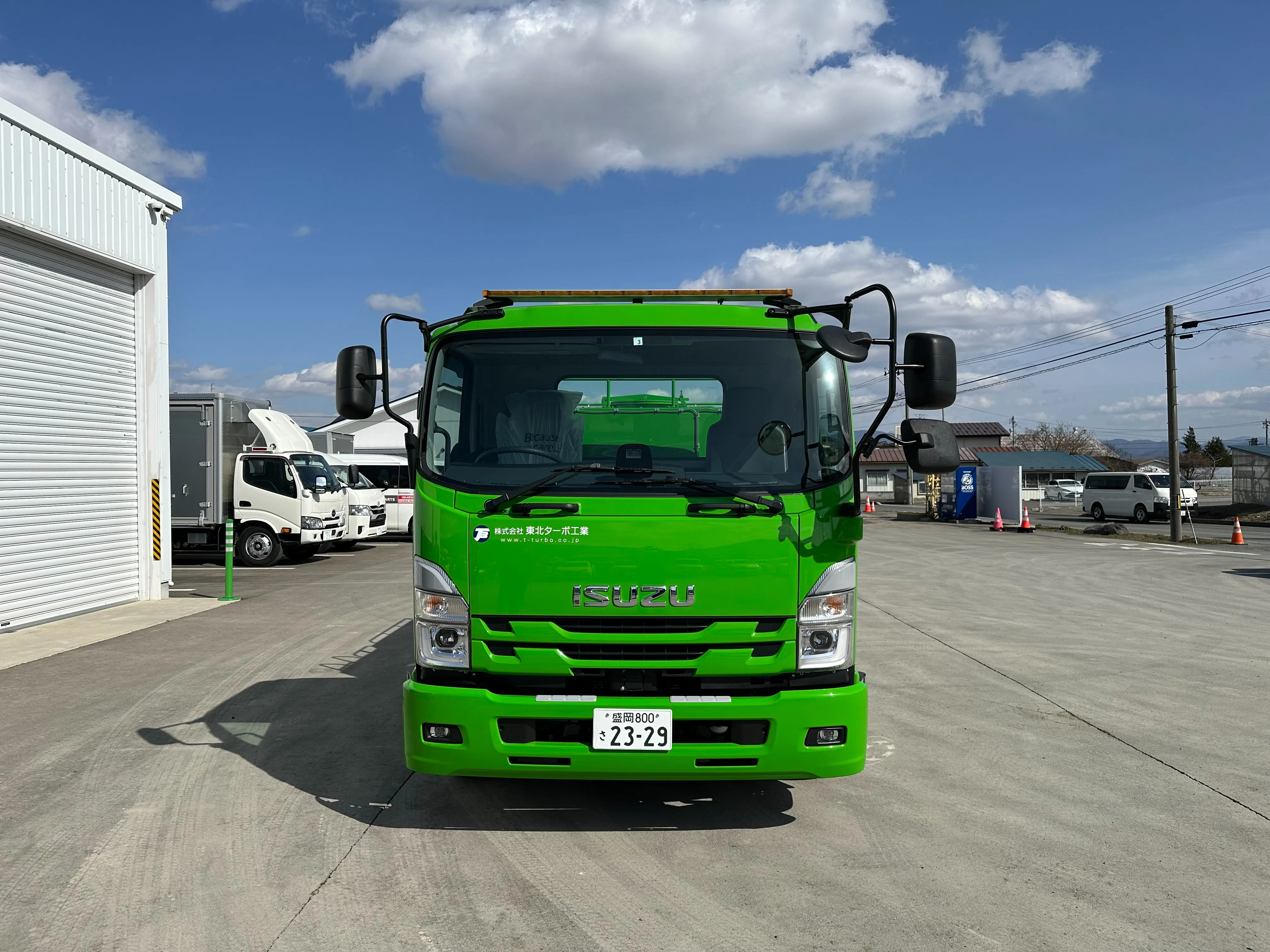 超高圧切替式洗浄車②