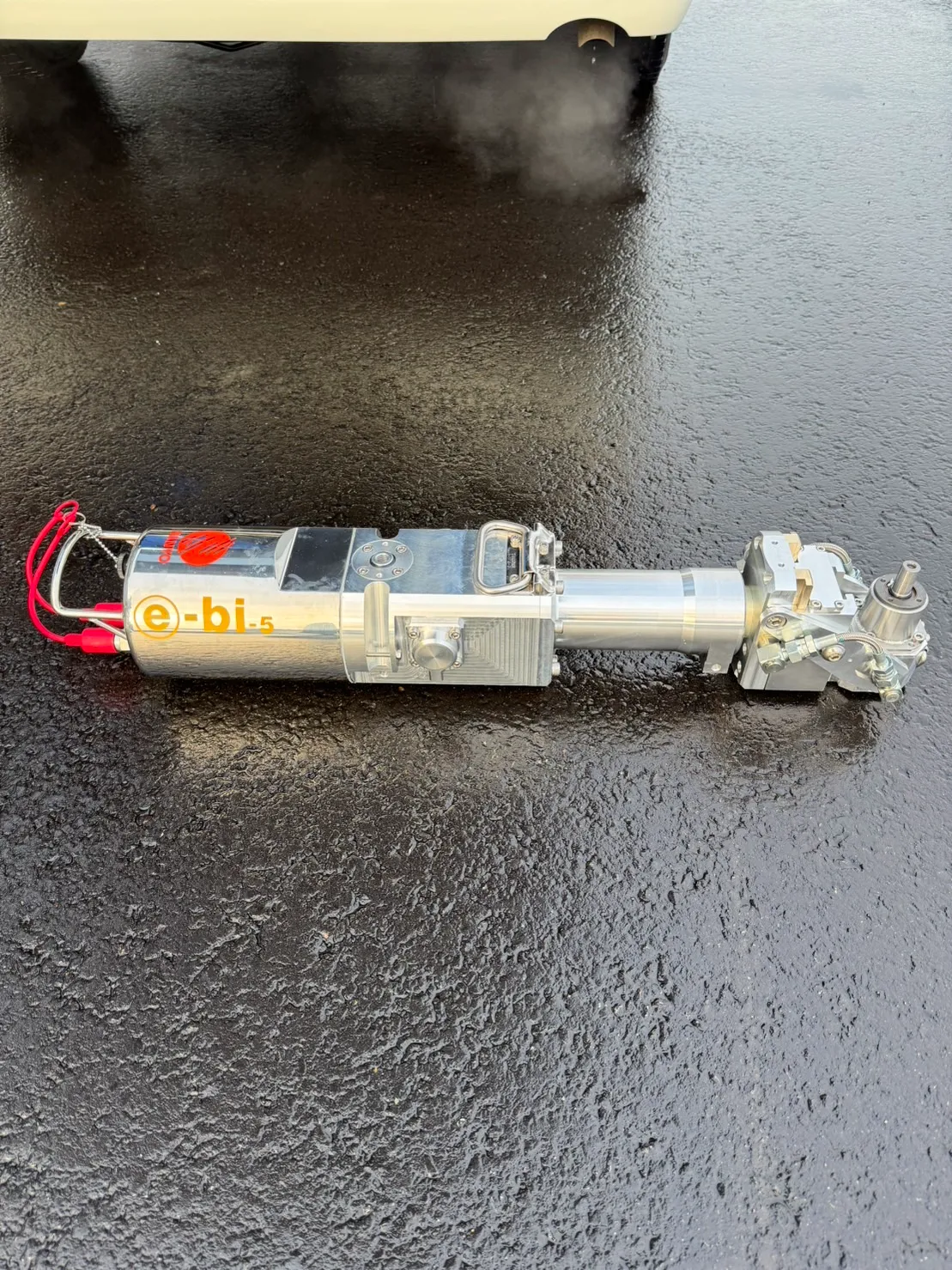 下水道管削孔機②