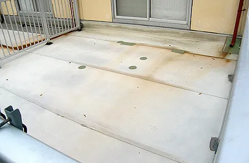 塩ビシート防水　施工前