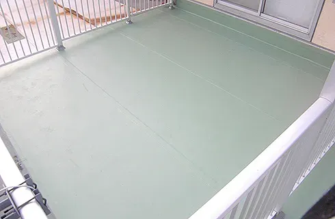 塩ビシート防水　施工後